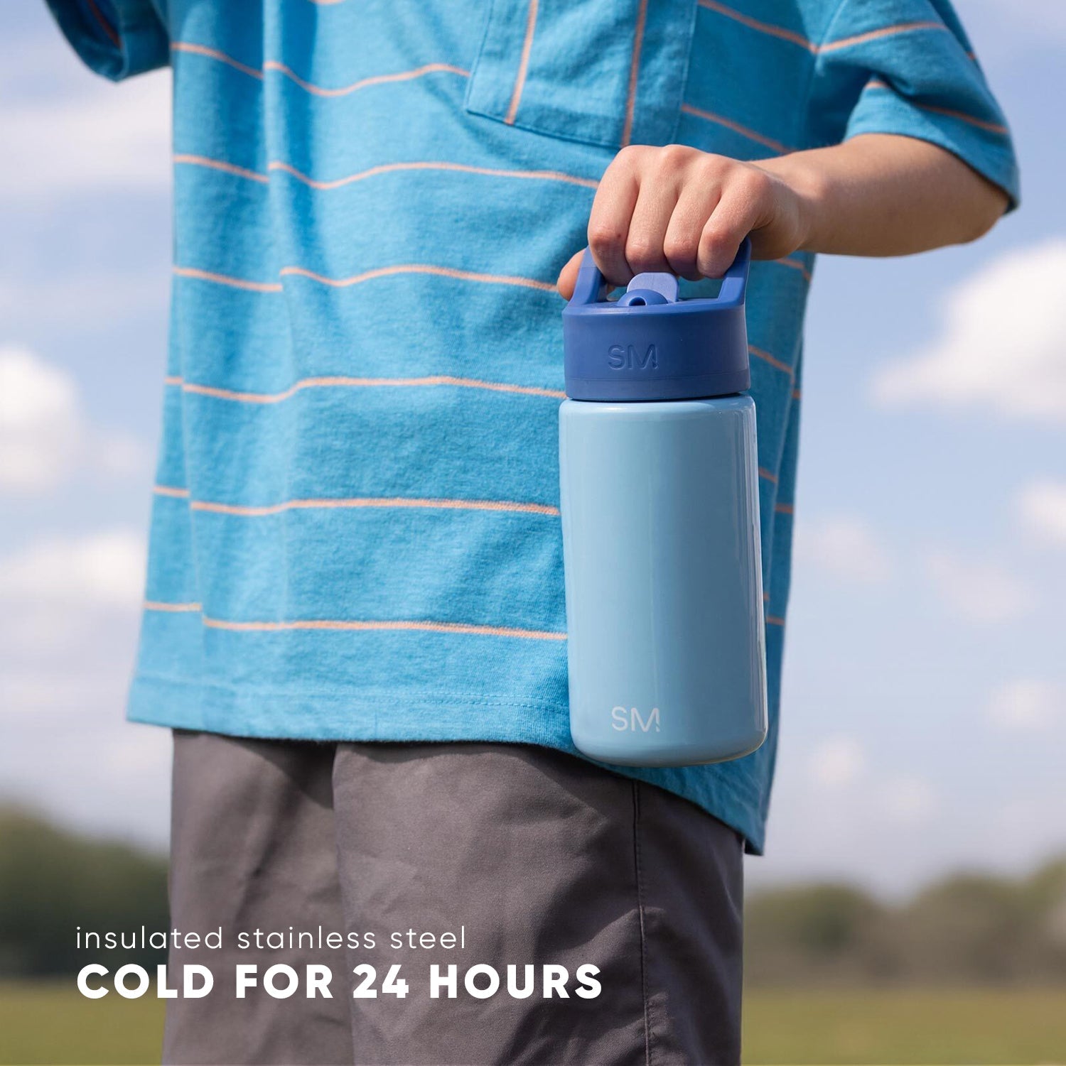 Summit Kids Water Bottle with Straw Lid - Image 6