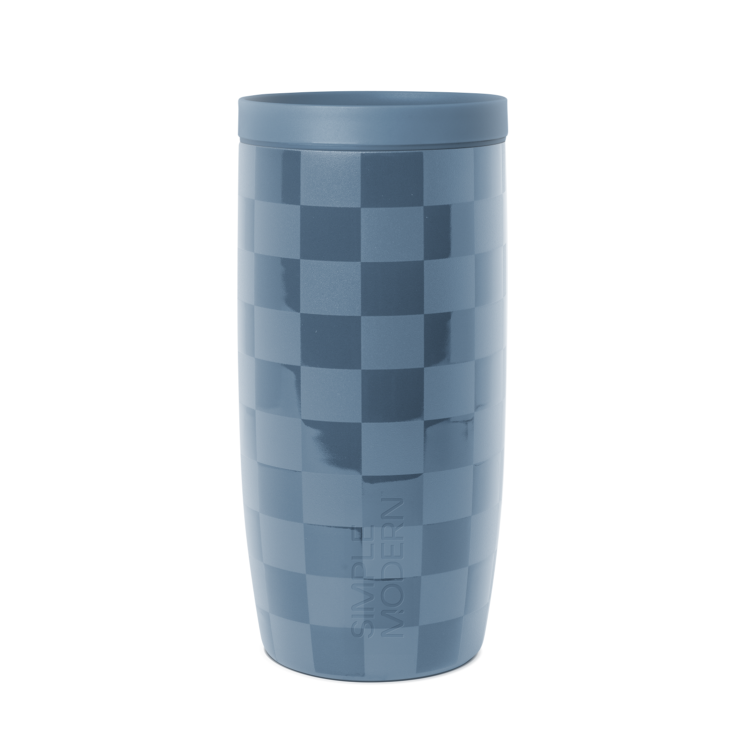 Voyager Tumbler - Signature - 16oz - Blue Dune Checkmate