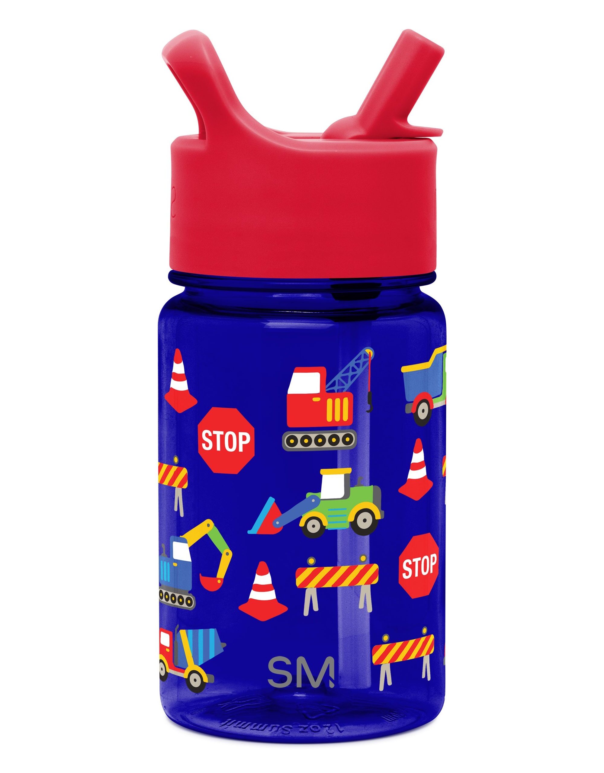 Summit Kids Plastic Water Bottle with Straw Lid