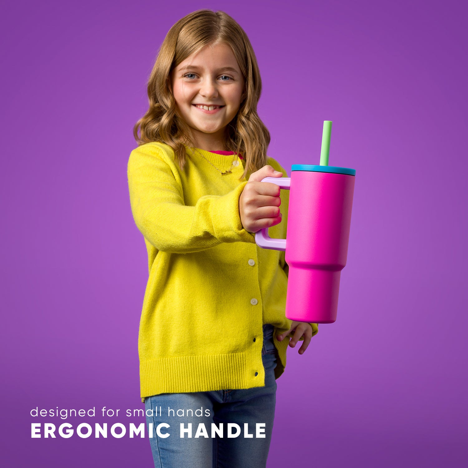 Trek Kids Tumbler with Silicone Straw Lid - Image 3