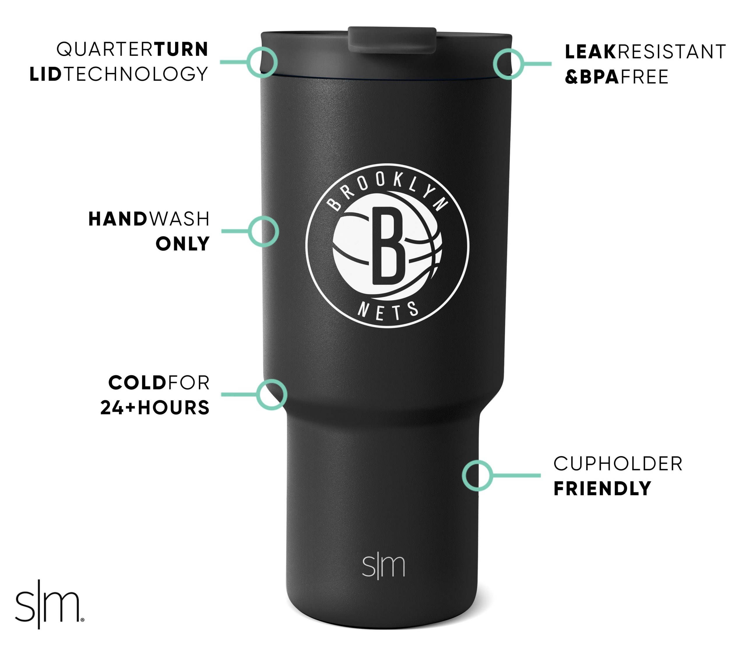 NBA Trek Tumbler with Flip Lid - Image 3