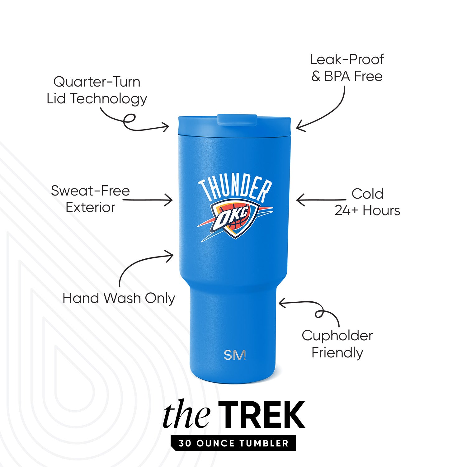 NBA Trek Tumbler with Flip Lid - Image 3