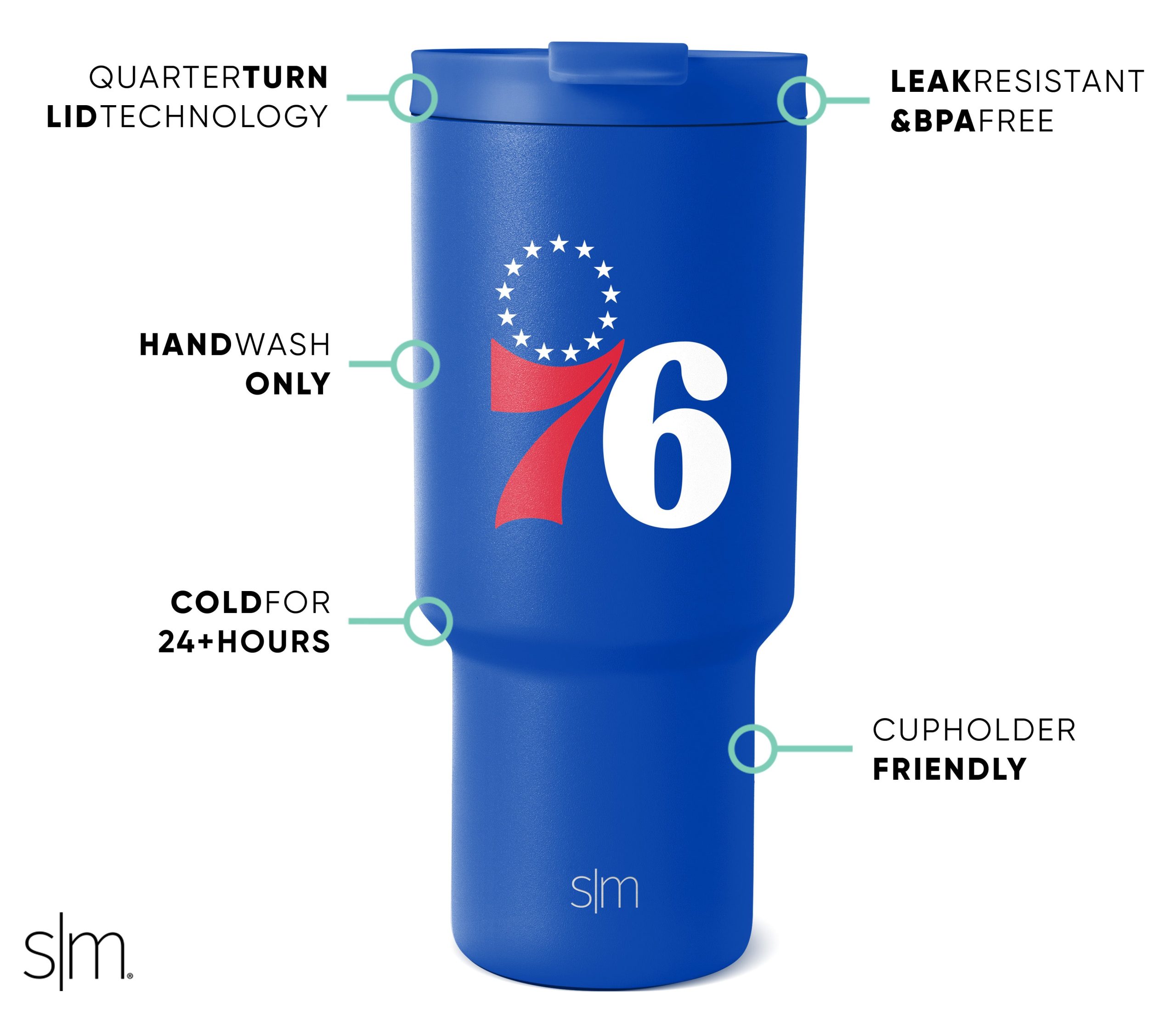 NBA Trek Tumbler with Flip Lid - Image 3