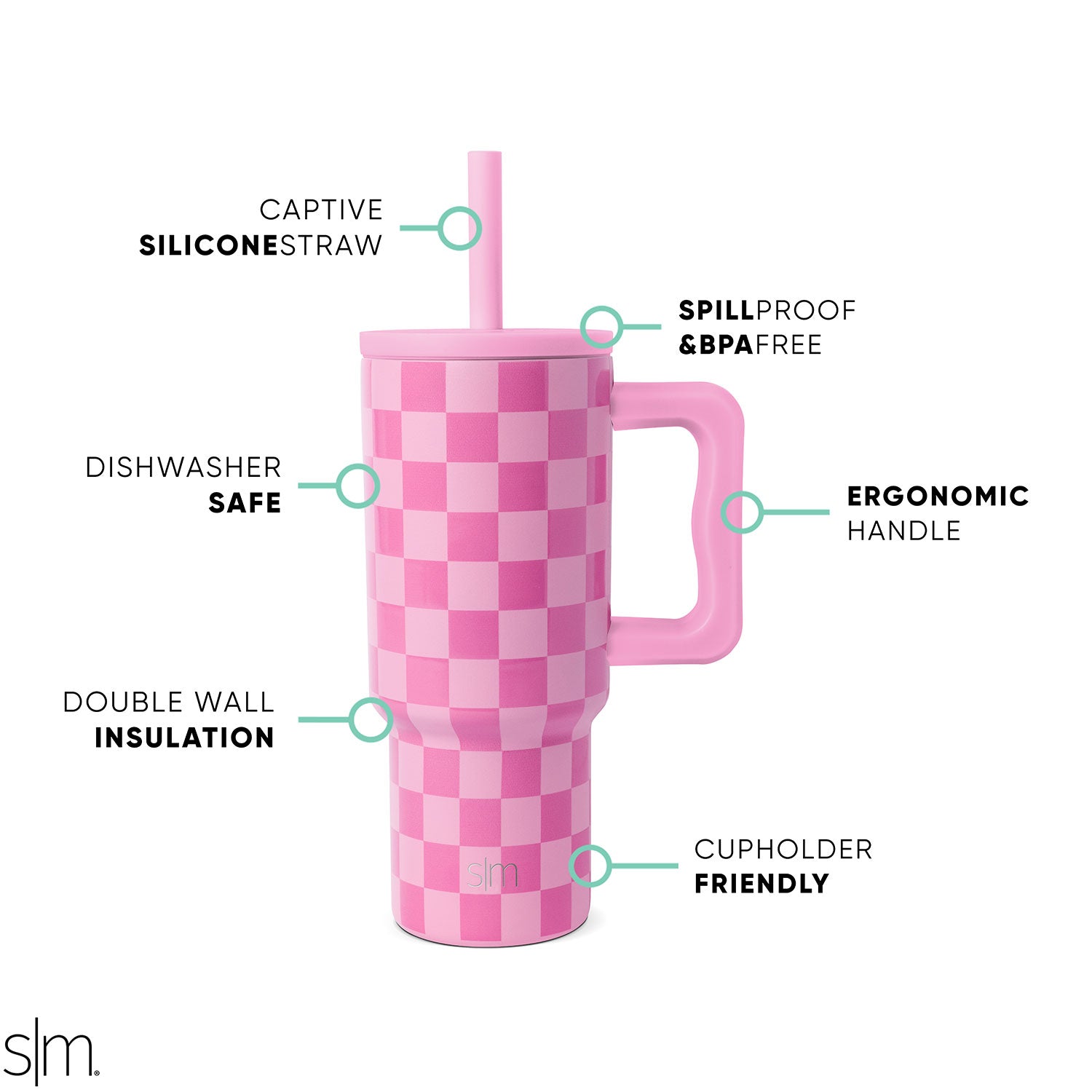 Trek Kids Tumbler with Silicone Straw Lid - Image 2